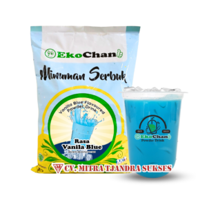 Home ekochan bubuk minuman rasa vanilla blue